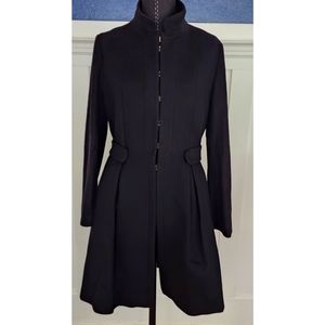 Wool/Cashmere Fit & Flare Coat